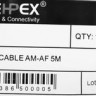 Кабель-удлинитель USB2.0 USB A(m) - USB A(f), 5м