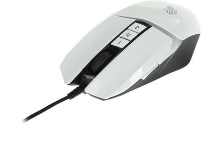 Мышь A4TECH Bloody W60 Max, игровая, оптическая, проводная, USB, белый [w60 max (panda white)]