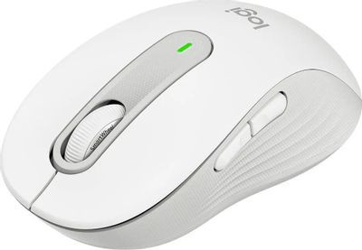 Мышь Logitech M650, оптическая, беспроводная, USB, белый и серый [910-006392]