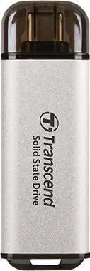 Внешний диск SSD Transcend ESD300 TS2TESD300S, 2ТБ, серебристый