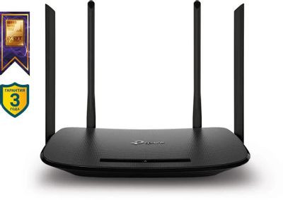 Wi-Fi роутер TP-LINK Archer VR300, AC1200, ADSL2+, черный