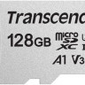 Карта памяти microSDXC UHS-I U3 Transcend 128 ГБ, 100 МБ/с, TS128GUSD300S, 1 шт., без адаптера