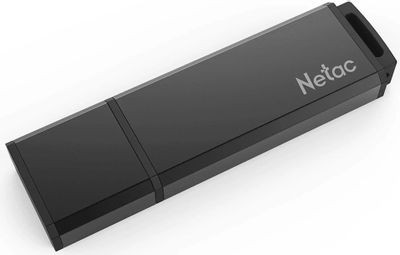 Флешка USB NETAC U351 64ГБ, USB2.0, черный [nt03u351n-064g-20bk]