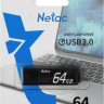 Флешка USB NETAC U351 64ГБ, USB2.0, черный [nt03u351n-064g-20bk]