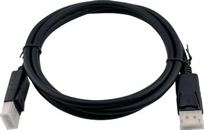 Кабель Display Port V1.1, DisplayPort (m) (прямой) - DisplayPort (m) (прямой), GOLD , 2м, черный