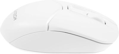 Мышь A4TECH Fstyler FB12, оптическая, беспроводная, USB, белый [fb12 white]