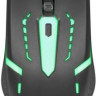Мышь Defender Flash MB-600L, игровая, оптическая, проводная, USB, черный [52600]