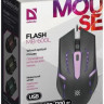 Мышь Defender Flash MB-600L, игровая, оптическая, проводная, USB, черный [52600]