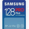 Карта памяти SDXC UHS-I U3 Samsung Pro PLUS 128 ГБ, 180 МБ/с, Class 10, MB-SD128S, 1 шт., без адаптера