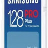 Карта памяти SDXC UHS-I U3 Samsung Pro PLUS 128 ГБ, 180 МБ/с, Class 10, MB-SD128S, 1 шт., без адаптера