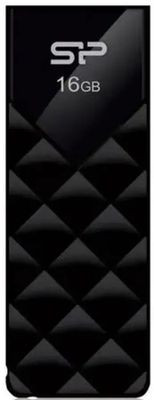 Флешка USB Silicon Power Blaze B03 16ГБ, USB3.1, черный [sp016gbuf3b03v1k]