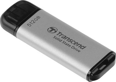 Внешний диск SSD Transcend ESD300 TS512GESD300S, 512ГБ, серебристый