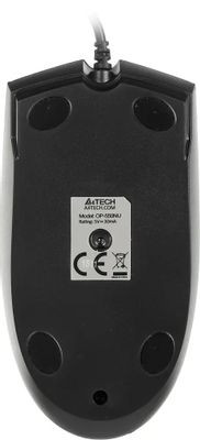 Мышь A4TECH V-Track Padless OP-550NU, оптическая, проводная, USB, черный