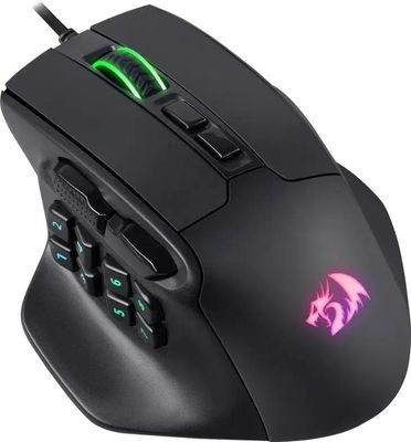 Мышь Redragon Aatrox, игровая, оптическая, проводная, USB, черный [71276]