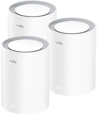 Бесшовный Mesh роутер CUDY M1800(3-Pack), AX1800, белый, 3 шт. в комплекте