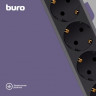 Сетевой фильтр Buro 600SH-16-5-B, 5м, черный