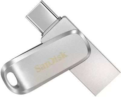 Флешка USB Sandisk Ultra Dual Drive Luxe 1ТБ, USB3.1, серебристый [sdddc4-1t00-g46]