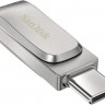 Флешка USB Sandisk Ultra Dual Drive Luxe 1ТБ, USB3.1, серебристый [sdddc4-1t00-g46]