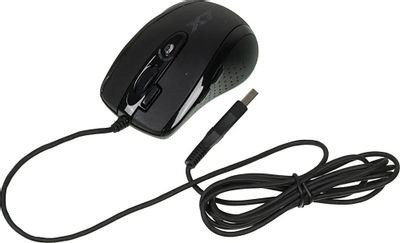 Мышь A4TECH X-710MK, игровая, оптическая, проводная, USB, черный [x-710mk usb]