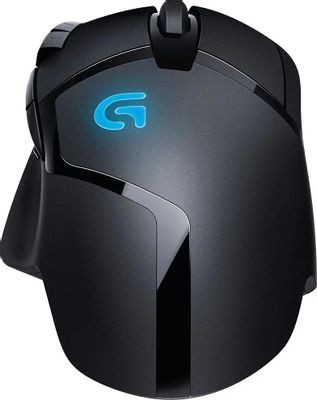 Мышь Logitech Hyperion Fury G402, игровая, оптическая, проводная, USB, черный [910-004070]