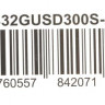 Карта памяти microSDHC UHS-I U1 Transcend 32 ГБ, 100 МБ/с, Class 10, TS32GUSD300S-A, 1 шт., переходник SD