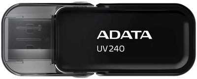 Флешка USB A-Data UV240 32ГБ, USB2.0, черный [auv240-32g-rbk]