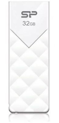 Флешка USB Silicon Power Blaze B03 32ГБ, USB3.1, белый [sp032gbuf3b03v1w]