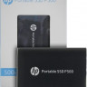 Внешний диск SSD HP 7NL53AA#ABB, 500ГБ, черный