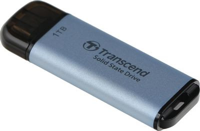 Внешний диск SSD Transcend ESD300 TS1TESD300C, 1ТБ, голубой