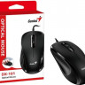 Мышь Genius DX-101, оптическая, проводная, USB, черный [31010026400]