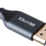 Кабель Display Port Ultra HD, DisplayPort (m) - DisplayPort (m), GOLD , 1м, пакет, черный