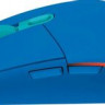 Мышь Logitech G203 LightSync, игровая, оптическая, проводная, USB, синий [910-005798]