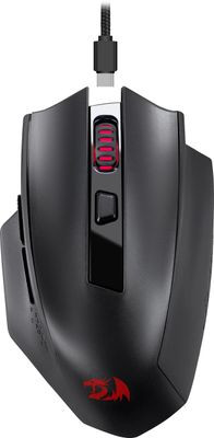 Мышь Redragon Woki, игровая, оптическая, беспроводная, USB, черный [71523]