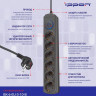 Сетевой фильтр Ippon BK-6-EU-1.8-16-B, 1.8м, черный