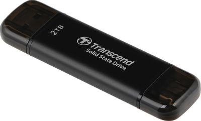Внешний диск SSD Transcend TS2TESD310C, 2ТБ, серый