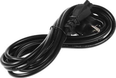 Кабель питания IEC C5 (3-pin) - Евровилка, 3м