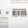Карта памяти microSDXC UHS-I U1 Transcend 64 ГБ, 100 МБ/с, Class 10, TS64GUSD300S, 1 шт., без адаптера