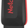 Флешка USB NETAC U197 4ГБ, USB2.0, черный и красный [nt03u197n-004g-20bk]