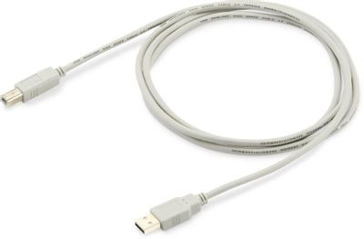 Кабель USB2.0 Buro USB A(m) - USB B(m), 1.8м, серый [usb2.0-am/bm]