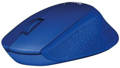 Мышь Logitech M330 Silent Plus, оптическая, беспроводная, USB, синий [910-004925]