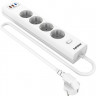 Сетевой фильтр Philips CHP4346WC/51, 5м, белый