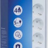 Сетевой фильтр Philips CHP4346WC/51, 5м, белый