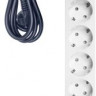 Сетевой фильтр Ippon BK-6-EU-3-10-B, 3м, черный