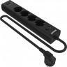 Сетевой фильтр Philips CHP4346BB/51, 3м, черный