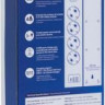 Сетевой фильтр Philips CHP4346BB/51, 3м, черный