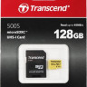 Карта памяти microSDXC UHS-I U3 Transcend 500S 128 ГБ, 95 МБ/с, Class 10, TS128GUSD500S, 1 шт., без адаптера