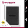 Внешний диск SSD Transcend TS500GESD270C, 500ГБ, черный
