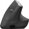 Мышь Logitech MX Vertical, оптическая, беспроводная, USB, черный и серебристый [910-005449]