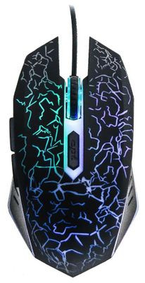 Мышь Oklick 895G HELLFIRE, игровая, оптическая, проводная, USB, черный [412863]