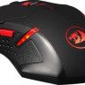 Мышь Redragon M601BA, игровая, оптическая, проводная, USB, черный и красный [78226]
